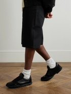 Jil Sander - Suede-Trimmed Leather Sneakers - Black