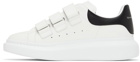 Alexander McQueen White & Black Oversized Triple Strap Sneakers