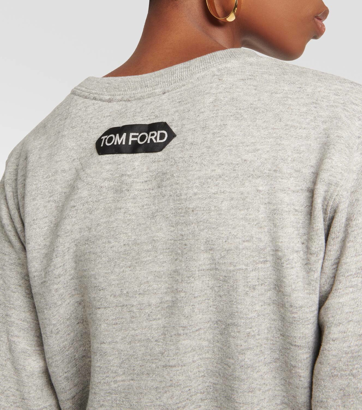 Tom Ford Logo cotton jersey sweatshirt