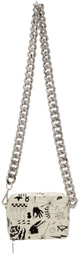 KARA Off-White Eric Timothy Carlson Edition Print Chain Camera Bag