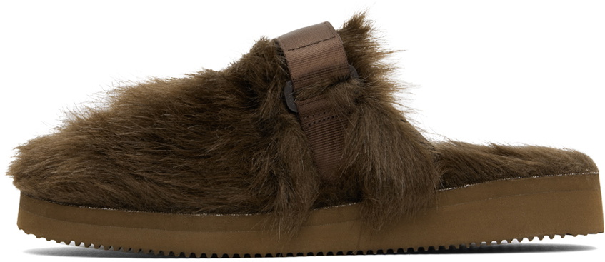 SUICOKE Brown ZAVO-2EU Slippers
