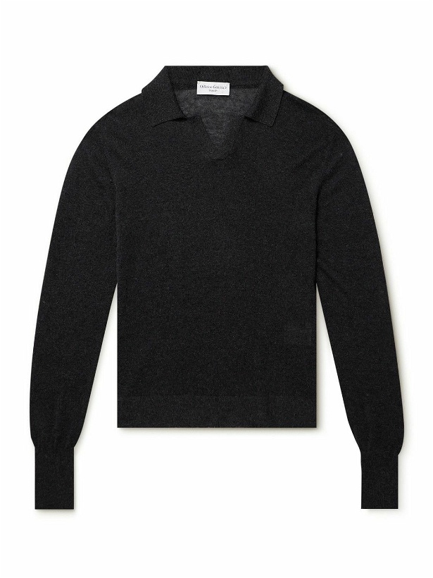 Photo: Officine Générale - Kit Slim-Fit TENCEL™ Lyocell and Cashmere-Blend Sweater - Black