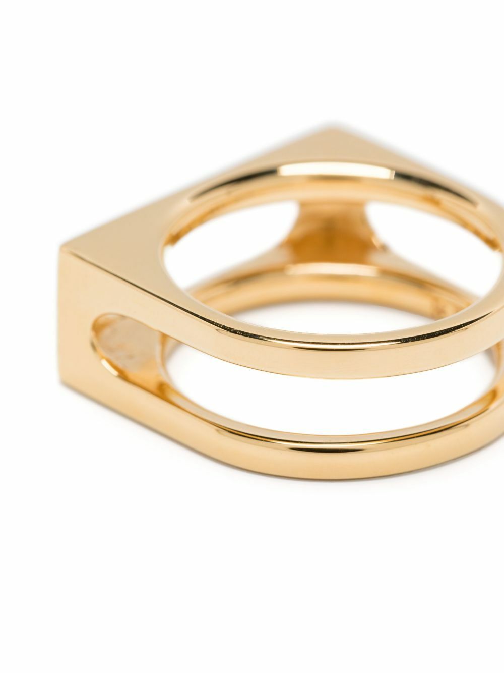 Tom Wood 9kt Yellow Gold Cage Ring Tom Wood