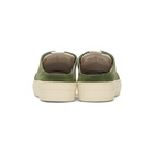 Sunnei Green Suede Sabot Slip-On Sneakers