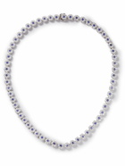 Hatton Labs - Daisy Silver Cubic Zirconia Tennis Necklace