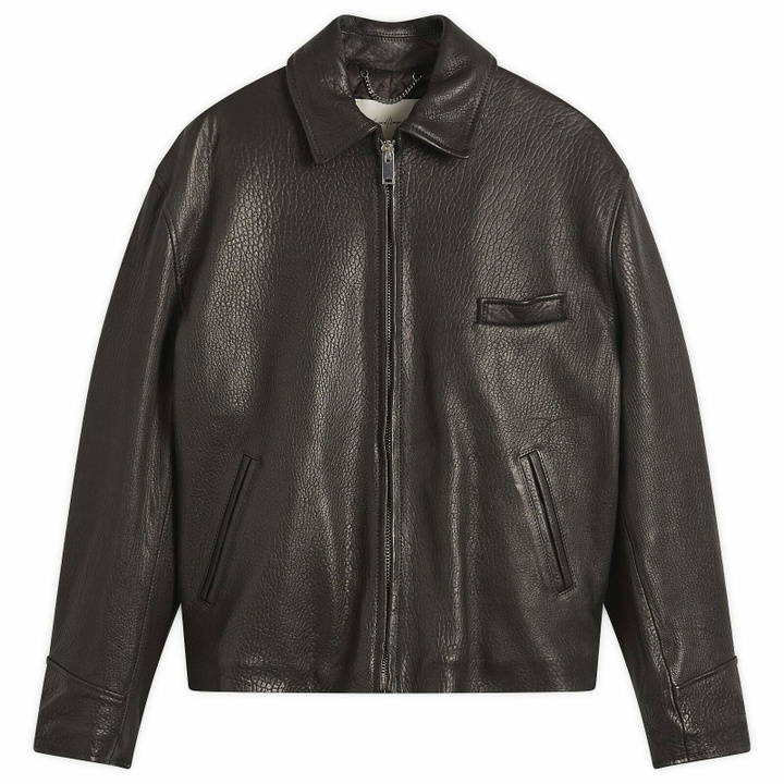 Photo: Second/Layer Men's Second Layer Rider Leather Jacket in Black