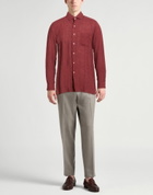 Massimo Alba Mens Shirt in Brick