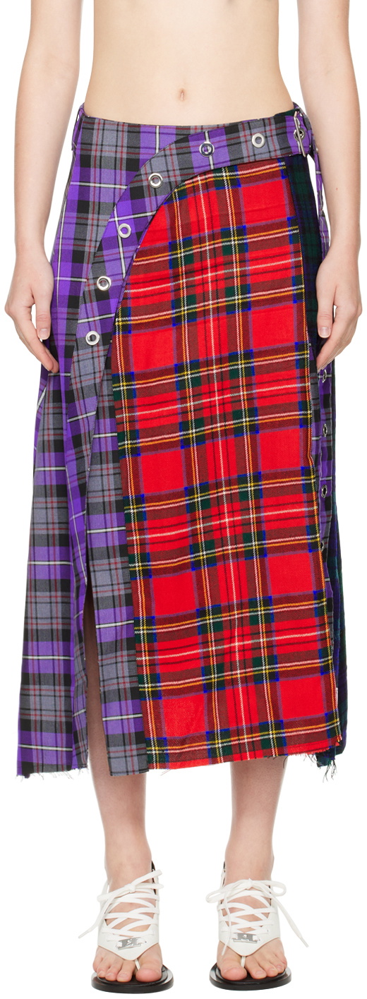 Rave Review Multicolor Salon Maxi Skirt