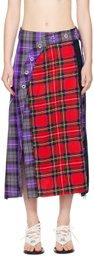 Rave Review Multicolor Salon Maxi Skirt