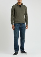 Belstaff Guide Half-zip Cotton Jumper Green