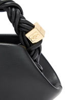 Ganni Bou Mini Leather top Handle bag - Black - One Size