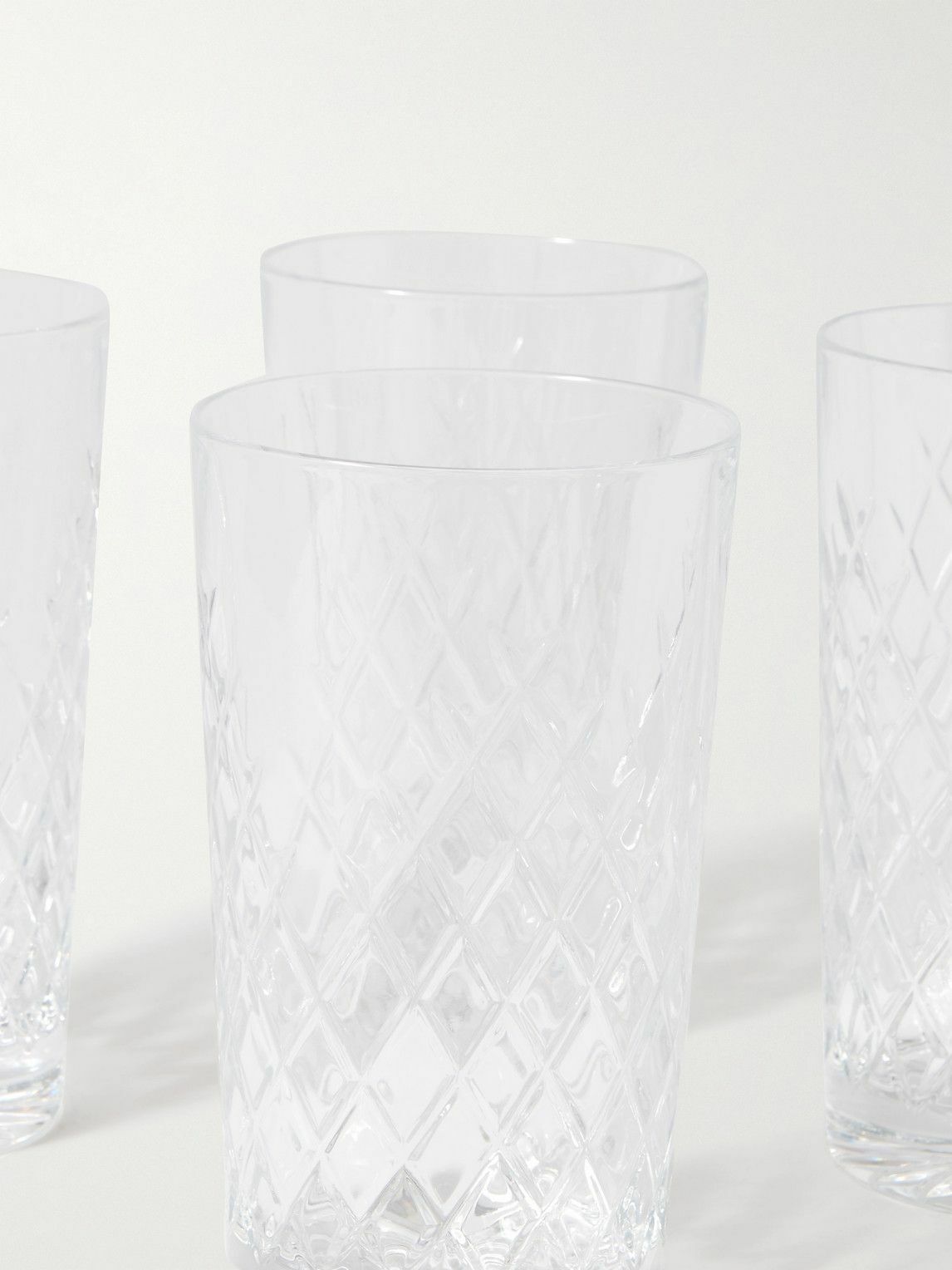 Soho Home Barwell Set of Four Crystal Highball Glasses Soho Home