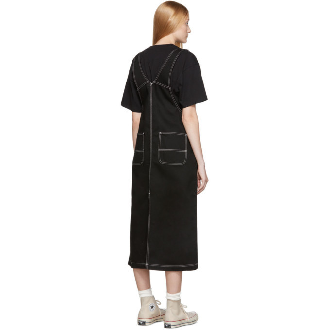 Carhartt Work In Progress Black W Bib Long Overall Dress Carhartt WIP Carhartt Work In Progress Black W Bib Long Overall Dress Carhartt WIP