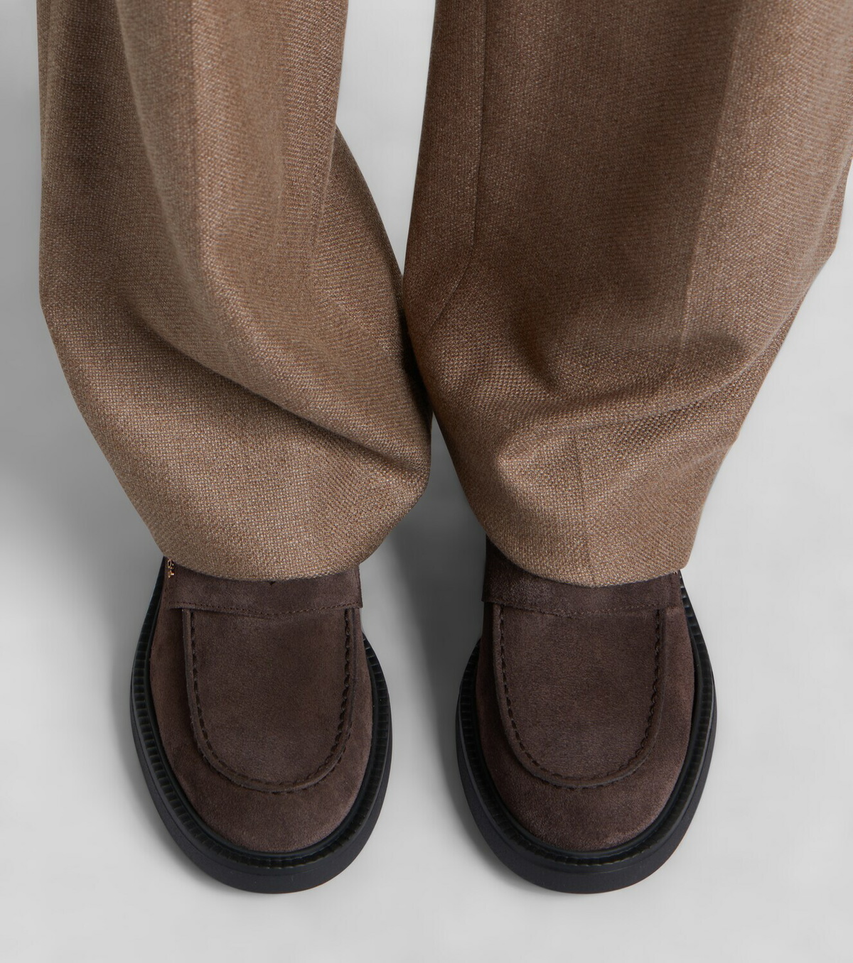 Tod's Suede loafer pumps