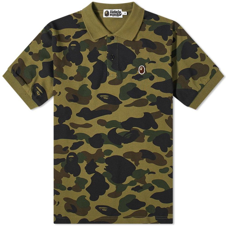 Photo: A Bathing Ape 1st Camo One Point Polo