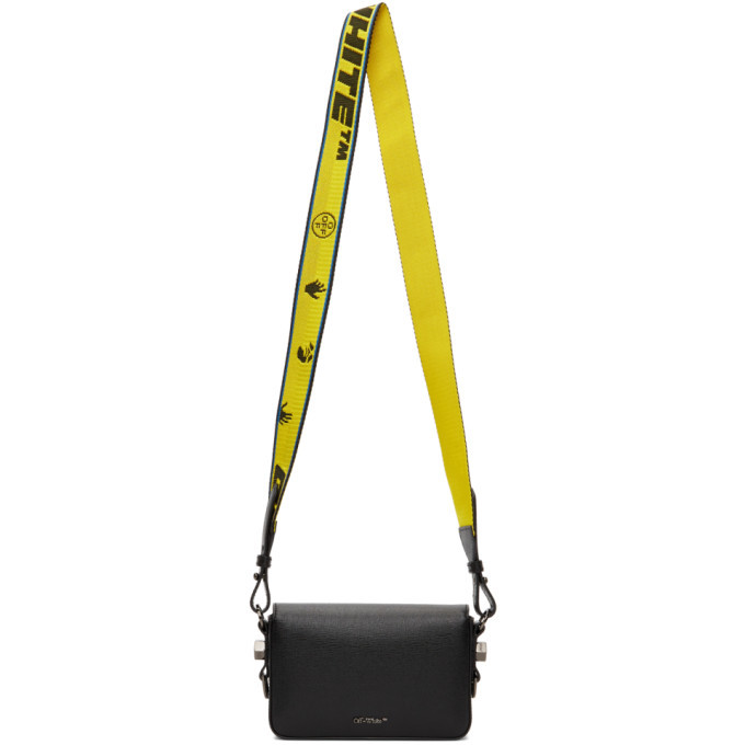 Off white purse yellow strap hot sale