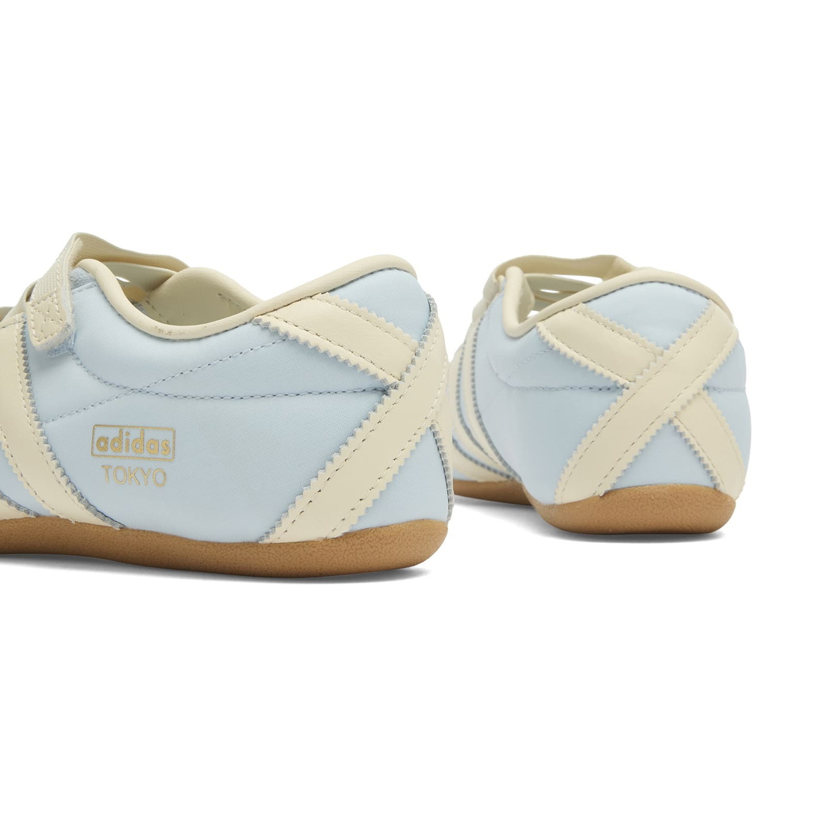 Adidas Women's Tokyo Mj W Sneaker in Crystal Sky/Cream White/Gold Met