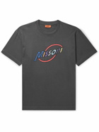 Missoni - Logo-Print Cotton-Jersey T-Shirt - Black
