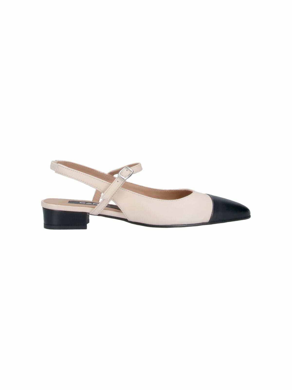 サンダル・ミュール CAREL Peachy Pumps - Carel - Leather - Black CAREL 60mm Papaya Leather Slingback Pumps Carel Paris