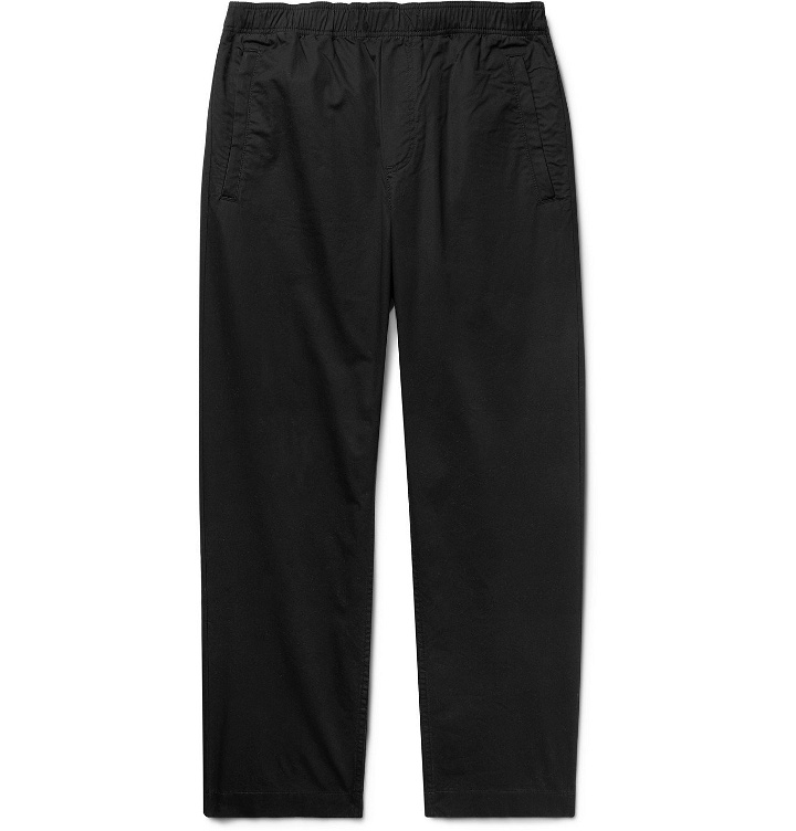 Photo: Wood Wood - Stanley Cotton Trousers - Black