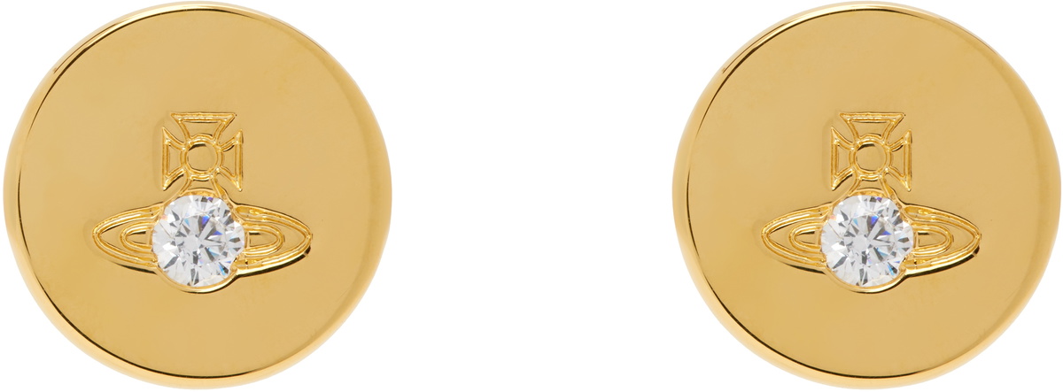 Vivienne Westwood｜ARTEMISリング　ゴールド×ブラウン Vivienne Westwood Gold Artemis Ring Vivienne Westwood