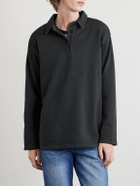 A.P.C. - Logo-Embroidered Cotton-Jersey Polo Shirt - Black