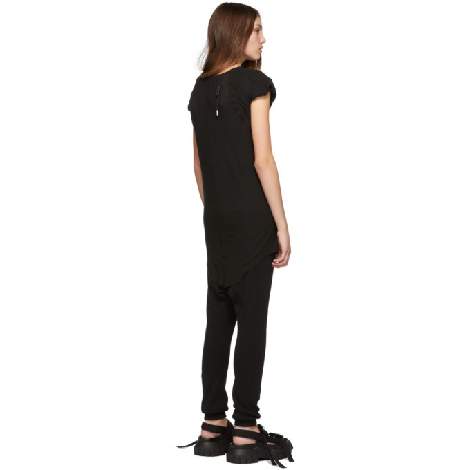 Boris Bidjan Saberi Black Garment-Dyed T-Shirt