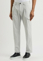 Herno Shell Cargo Trousers Light Grey
