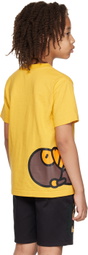 BAPE Kids Yellow BOA Sleeping Baby Milo Banana T-Shirt