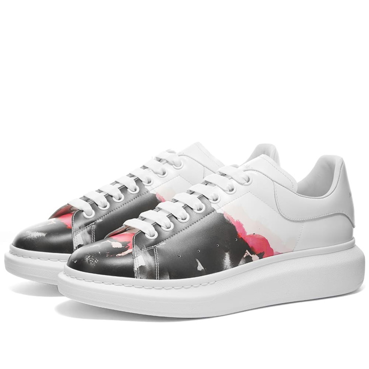 Photo: Alexander McQueen Paint Wedge Sole Sneaker