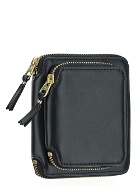 Comme Des Garçons Wallet Black Outer Pocket Leather Wallet