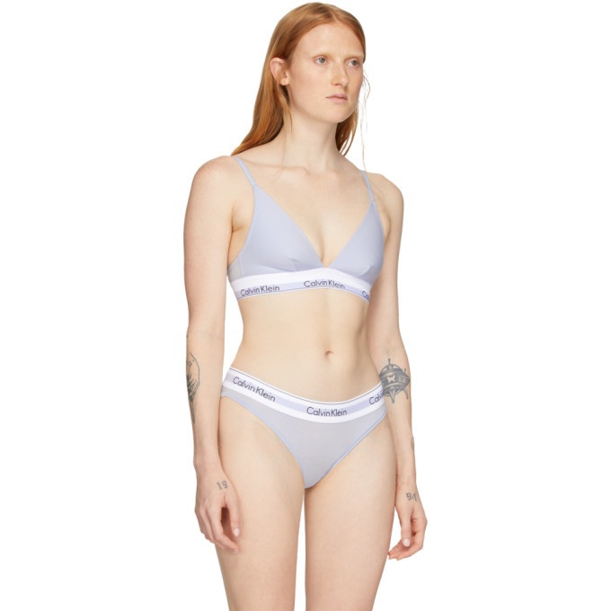 Calvin Klein Underwear UNLINED - Triangle bra - white 
