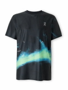 ON - Pace-T Printed CleanCloud® Mesh T-Shirt - Black