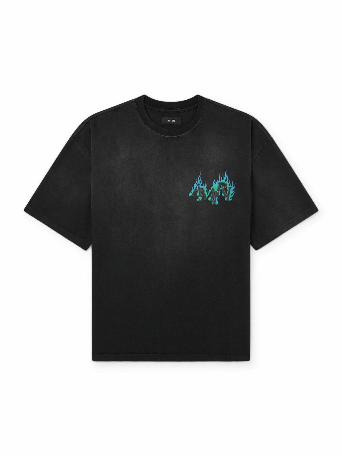 AMIRI Men's 22 Knitted T-Shirt in Black Amiri