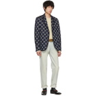 Gucci Blue All Over GG Blazer