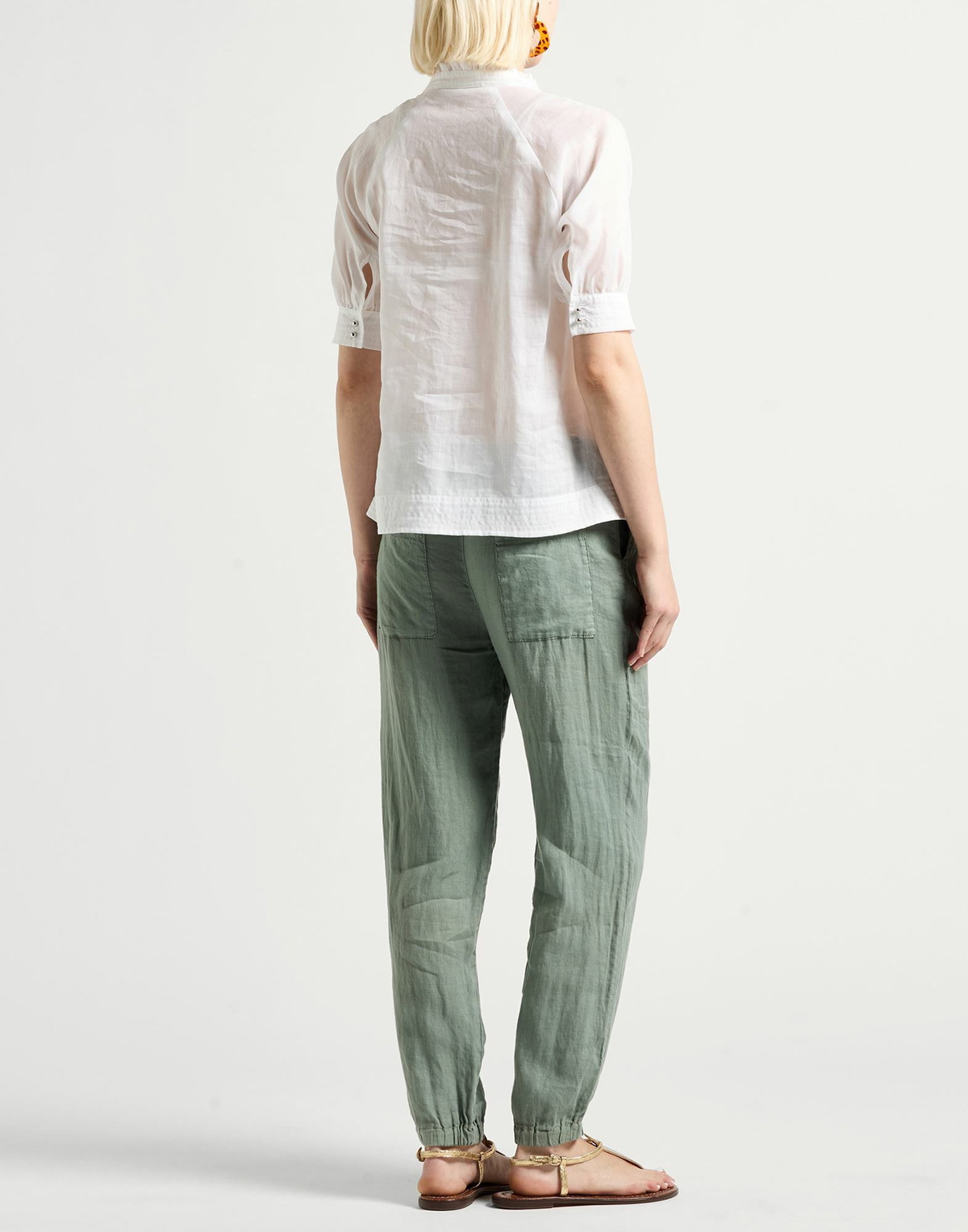 Crossley Womens Pants in Sage green