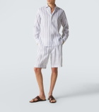 Fedeli Striped linen shirt