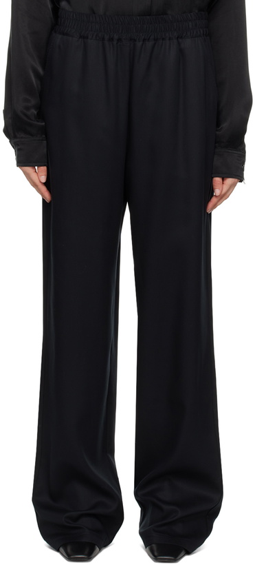 Photo: Han Kjobenhavn Black Wide-Leg Trousers