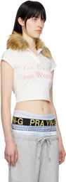 Praying White 'You Can't Trust Women' Fur Polo