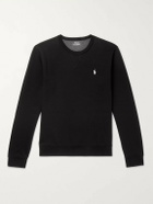 Polo Ralph Lauren - Logo-Embroidered Jersey Sweatshirt - Black