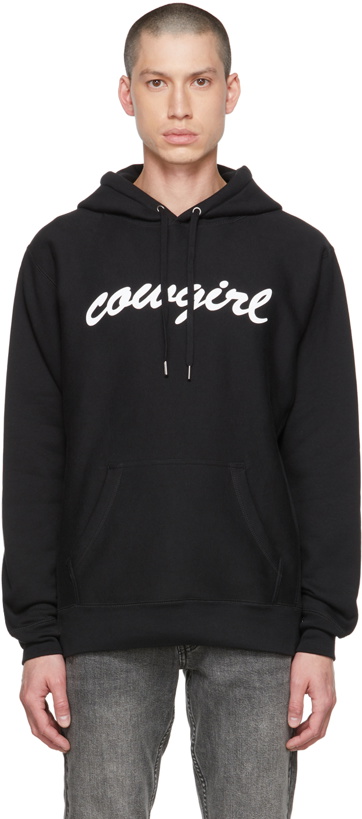 Photo: Cowgirl Blue Co Black Big Script Hoodie