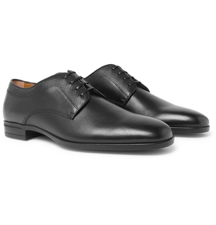 Photo: Hugo Boss - Kensington Leather Derby Shoes - Black