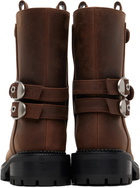 Marc Jacobs Brown 'The Kiki Moto' Boots