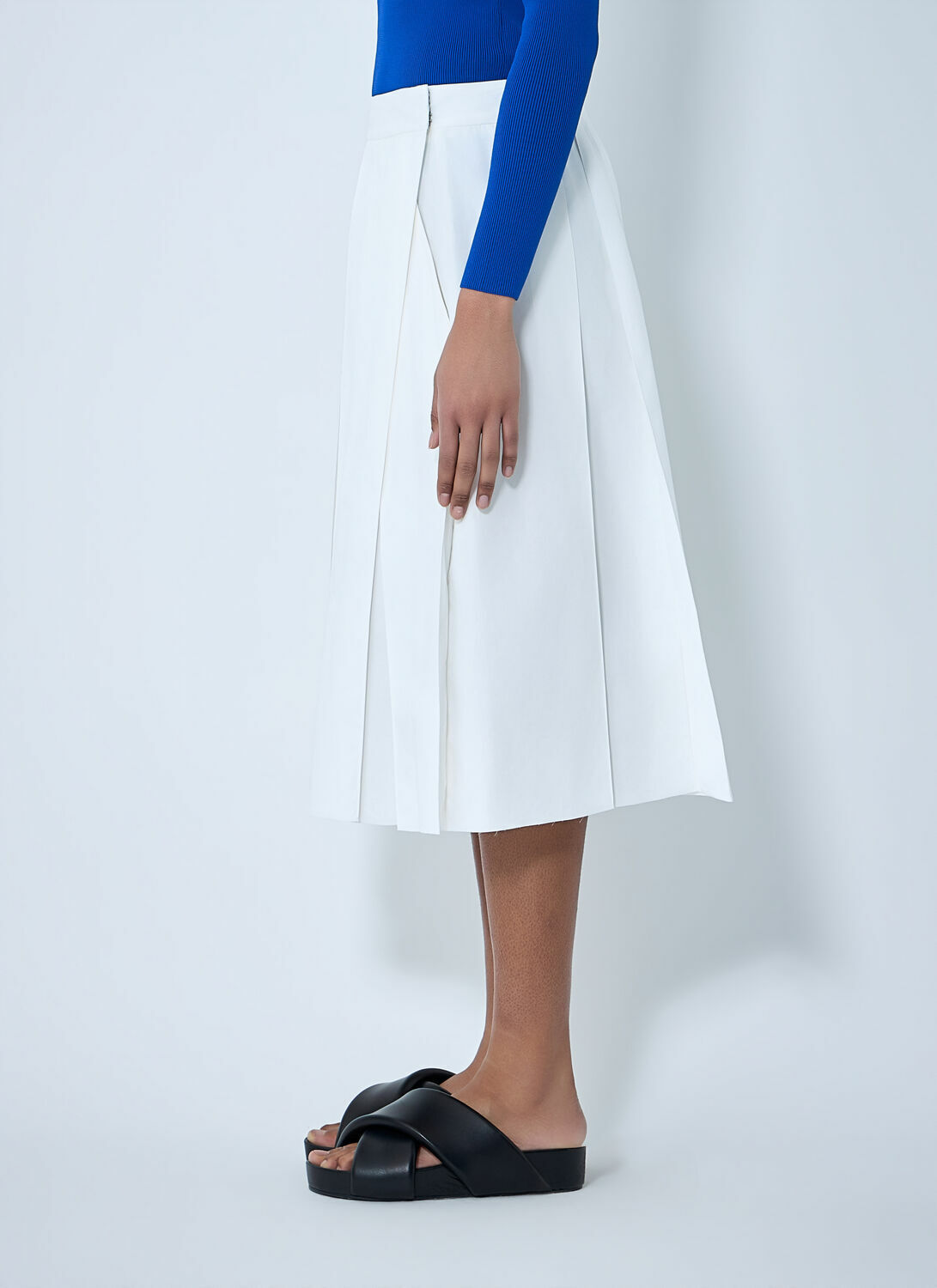 Jil Sander Pleated Midi Skirt