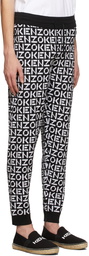 Kenzo Black Monogram Classic Lounge Pants