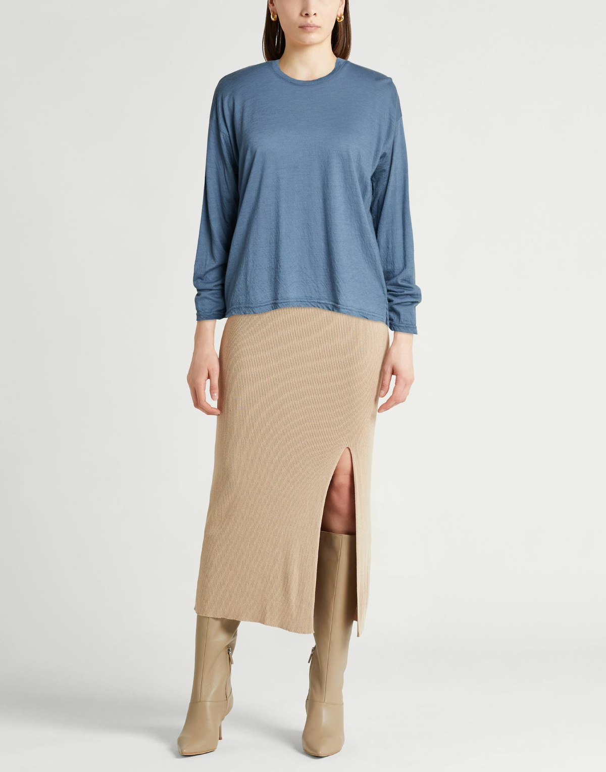 Crossley Womens Sweater Slate in Blue