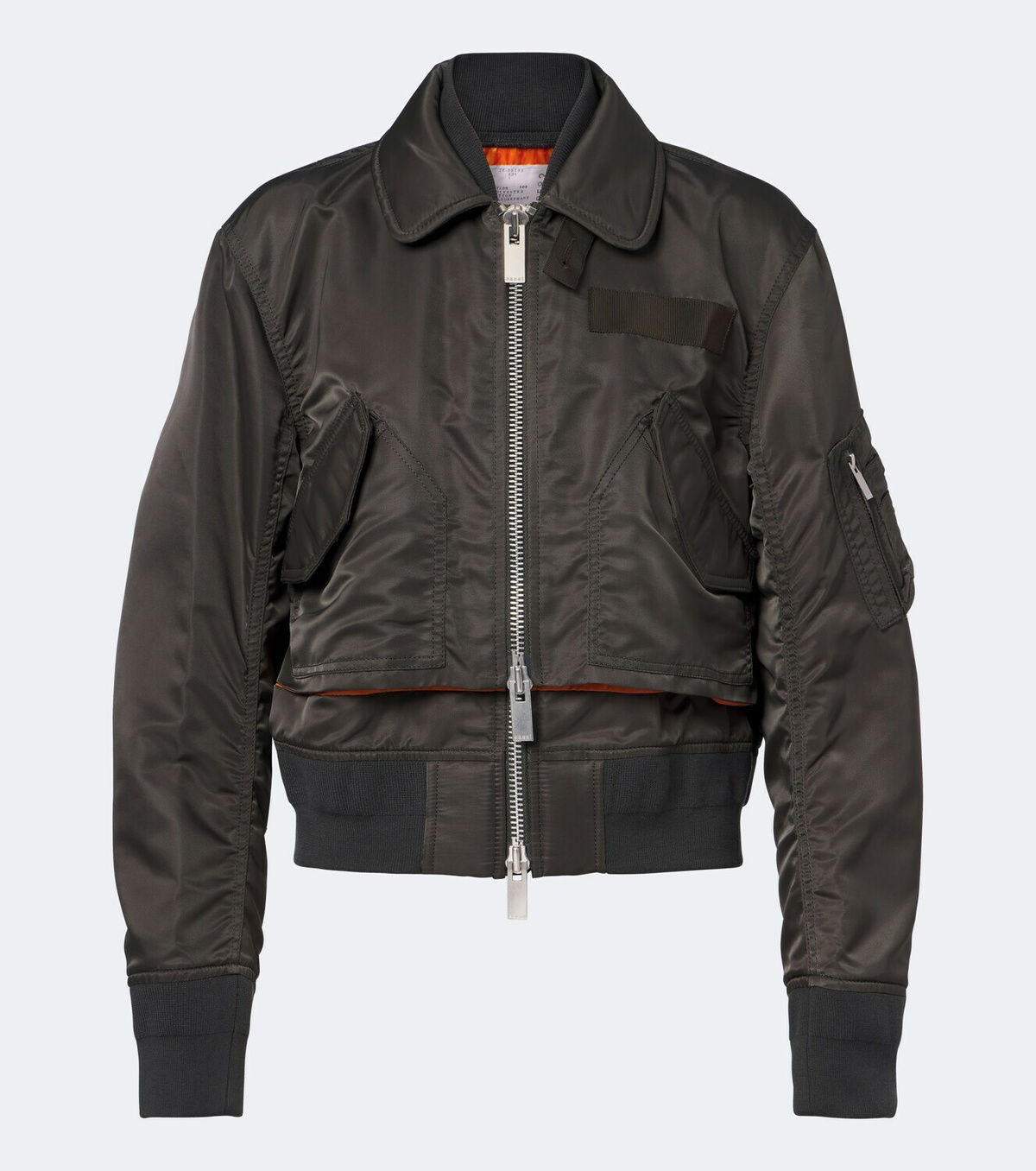 Sacai Layered technical bomber jacket