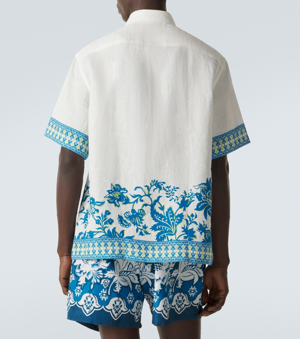 Etro Floral linen shirt