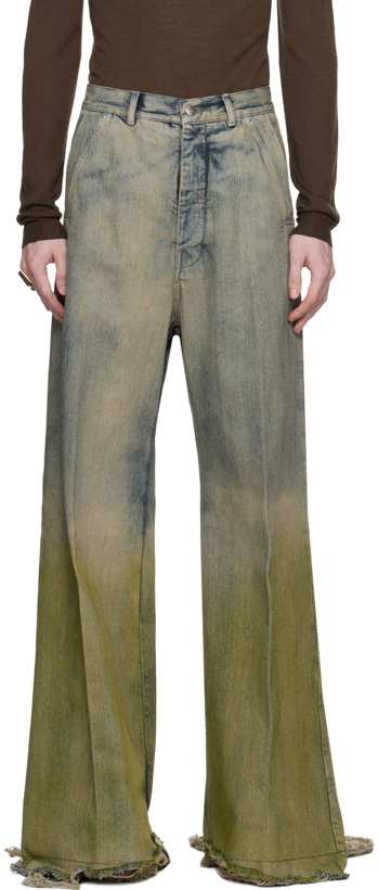 Photo: Rick Owens Off-White & Yellow Tailored Belas Jeans