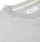 Saturdays NYC - Embroidered Mélange Loopback Cotton-Jersey Sweatshirt - Men - Gray